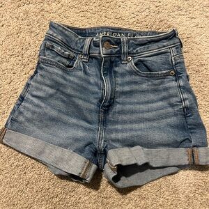 American Eagle Blue Denim Shorts size 000